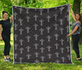 Tribal Totem Pattern Print Quilt