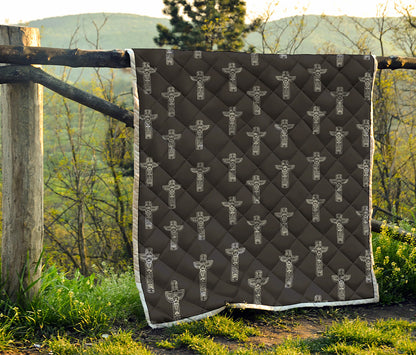 Tribal Totem Pattern Print Quilt