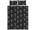 Tribal Totem Pattern Print Quilt Bed Set