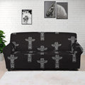 Tribal Totem Pattern Print Sofa Cover