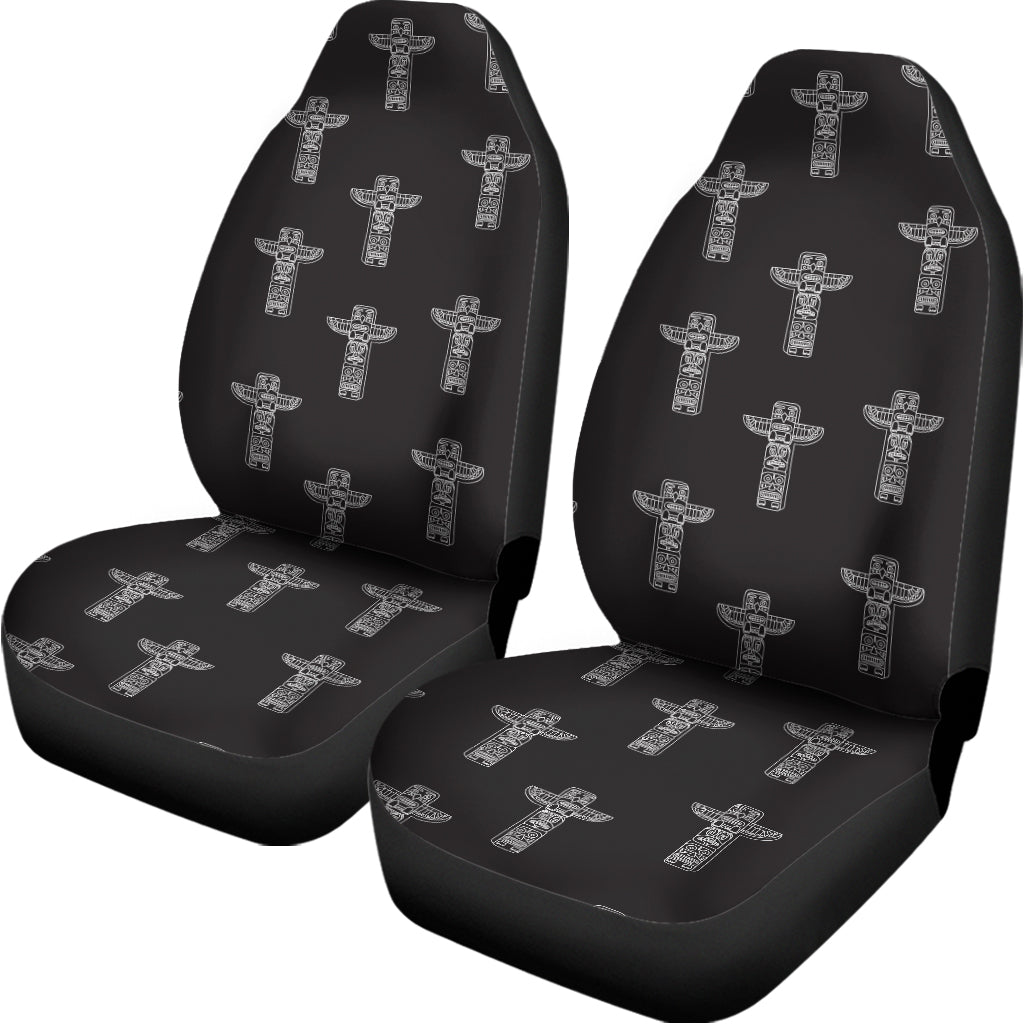 Tribal Totem Pattern Print Universal Fit Car Seat Covers