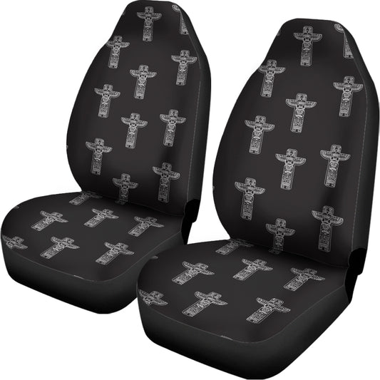 Tribal Totem Pattern Print Universal Fit Car Seat Covers