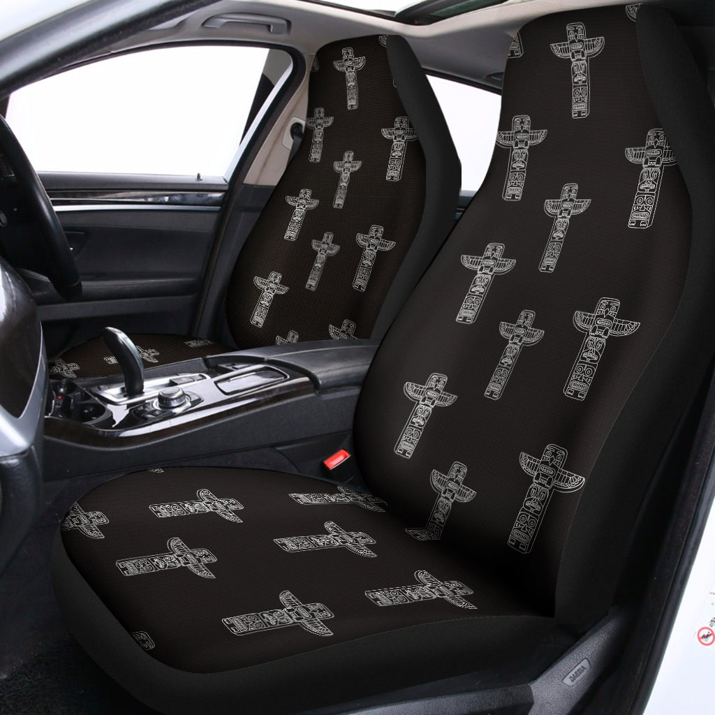 Tribal Totem Pattern Print Universal Fit Car Seat Covers