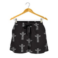 Tribal Totem Pattern Print Women's Shorts