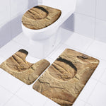 Trilobite Fossil Print 3 Piece Bath Mat Set
