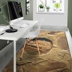 Trilobite Fossil Print Area Rug