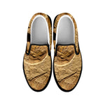Trilobite Fossil Print Black Slip On Shoes
