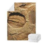 Trilobite Fossil Print Blanket