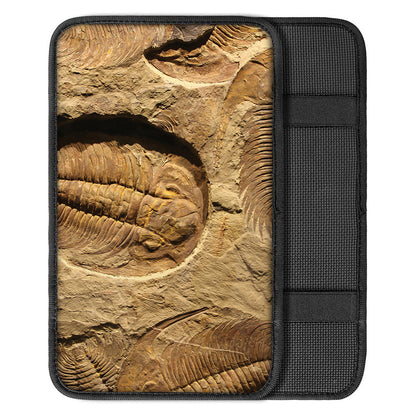 Trilobite Fossil Print Car Center Console Cover