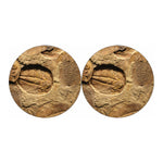 Trilobite Fossil Print Car Coasters