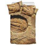 Trilobite Fossil Print Duvet Cover Bedding Set
