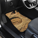 Trilobite Fossil Print Front Car Floor Mats