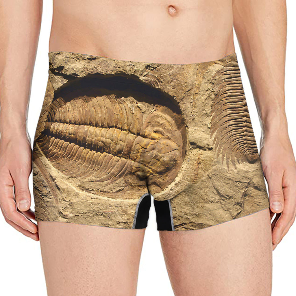 Trilobite Fossil Print Men's Boxer Briefs