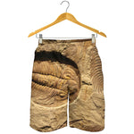 Trilobite Fossil Print Men's Shorts