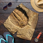 Trilobite Fossil Print Men's Shorts