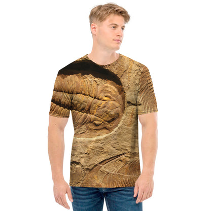 Trilobite Fossil Print Men's T-Shirt