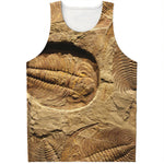 Trilobite Fossil Print Men's Tank Top
