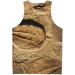 Trilobite Fossil Print Men's Tank Top