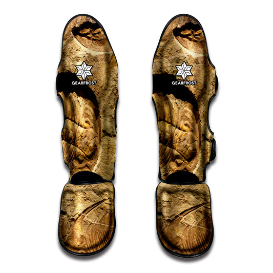 Trilobite Fossil Print Muay Thai Shin Guard