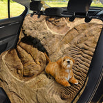 Trilobite Fossil Print Pet Car Back Seat Cover