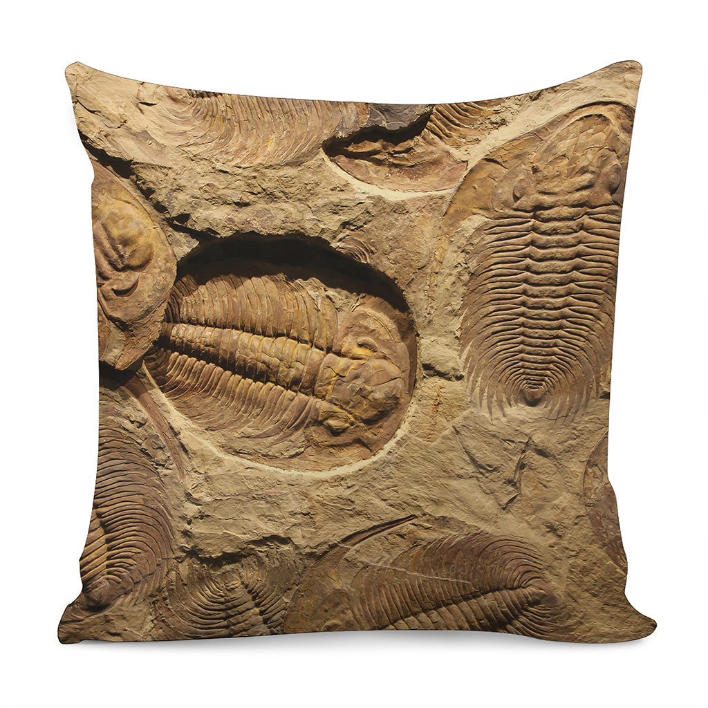 Trilobite Fossil Print Pillow Cover