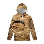 Trilobite Fossil Print Pullover Hoodie
