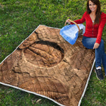 Trilobite Fossil Print Quilt