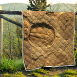 Trilobite Fossil Print Quilt