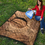 Trilobite Fossil Print Quilt