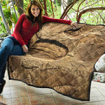 Trilobite Fossil Print Quilt