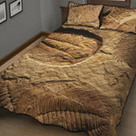 Trilobite Fossil Print Quilt Bed Set