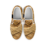 Trilobite Fossil Print White Slip On Shoes