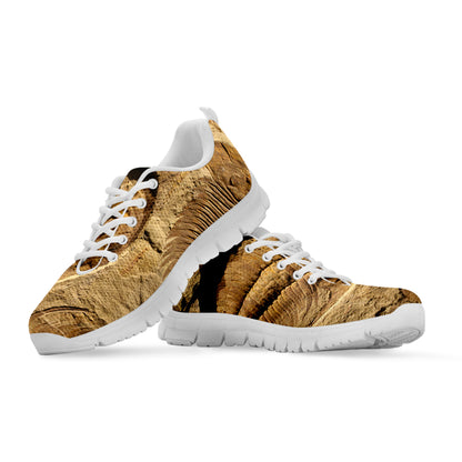 Trilobite Fossil Print White Sneakers