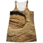 Trilobite Fossil Print Women's Racerback Tank Top