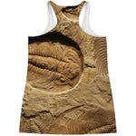 Trilobite Fossil Print Women's Racerback Tank Top