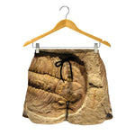 Trilobite Fossil Print Women's Shorts