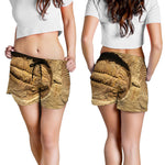 Trilobite Fossil Print Women's Shorts