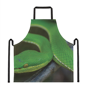 Trimeresurus Albolabris Snake Print Apron