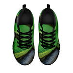 Trimeresurus Albolabris Snake Print Black Sneakers
