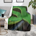 Trimeresurus Albolabris Snake Print Blanket