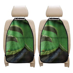 Trimeresurus Albolabris Snake Print Car Seat Organizers