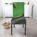 Trimeresurus Albolabris Snake Print Dining Chair Slipcover