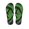 Trimeresurus Albolabris Snake Print Flip Flops