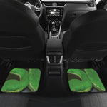 Trimeresurus Albolabris Snake Print Front and Back Car Floor Mats