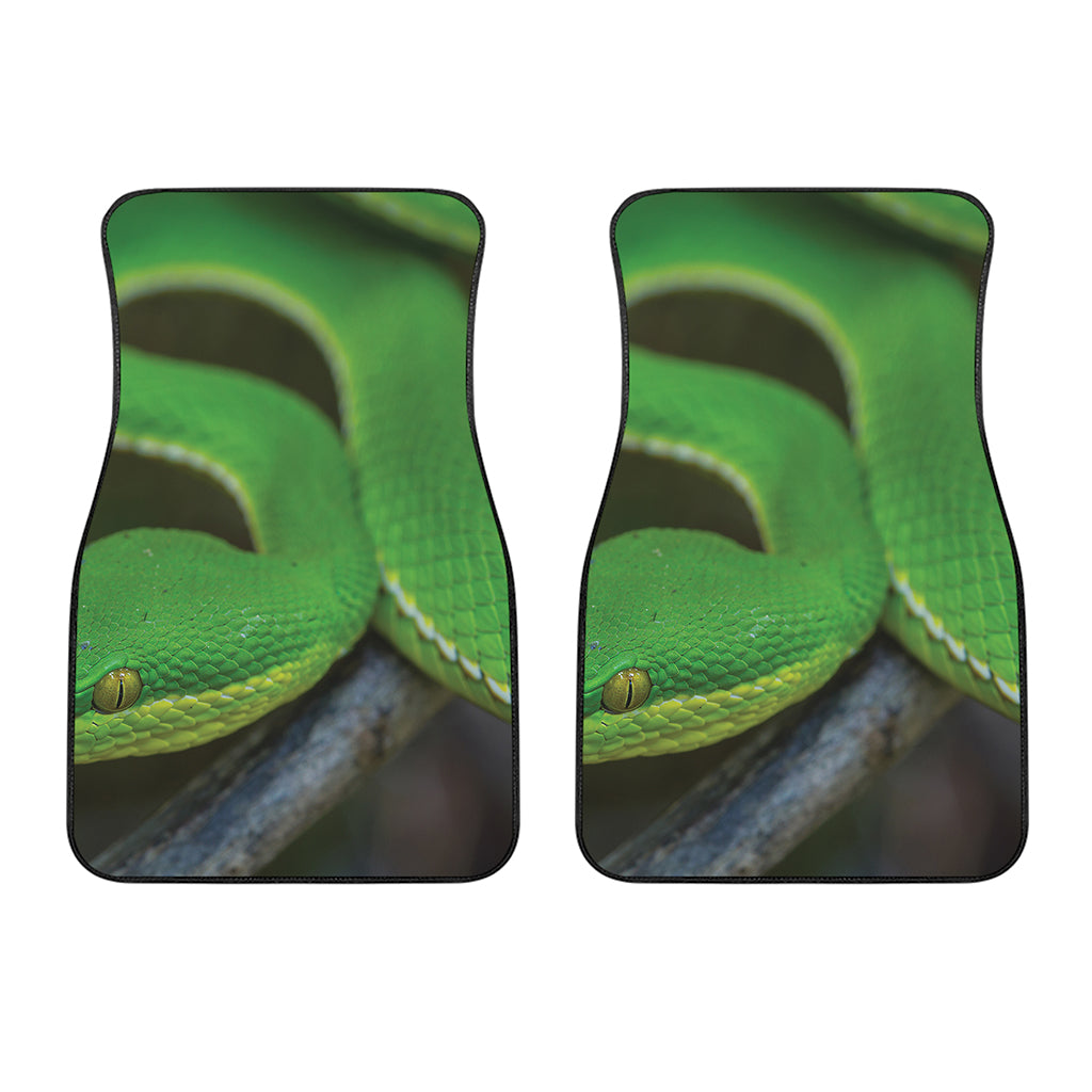 Trimeresurus Albolabris Snake Print Front Car Floor Mats