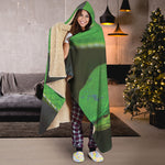 Trimeresurus Albolabris Snake Print Hooded Blanket