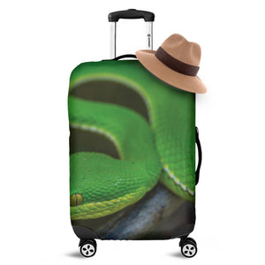 Trimeresurus Albolabris Snake Print Luggage Cover