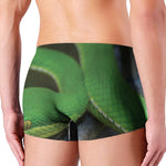 Trimeresurus Albolabris Snake Print Men's Boxer Briefs