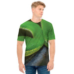 Trimeresurus Albolabris Snake Print Men's T-Shirt