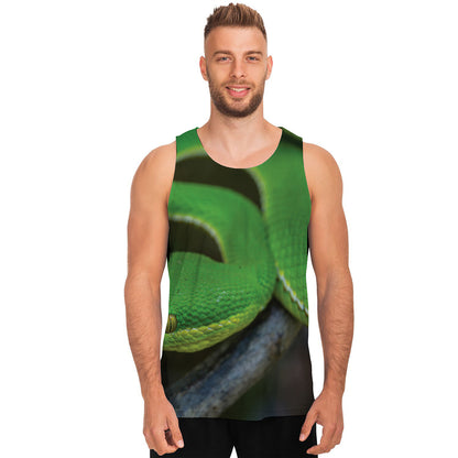 Trimeresurus Albolabris Snake Print Men's Tank Top